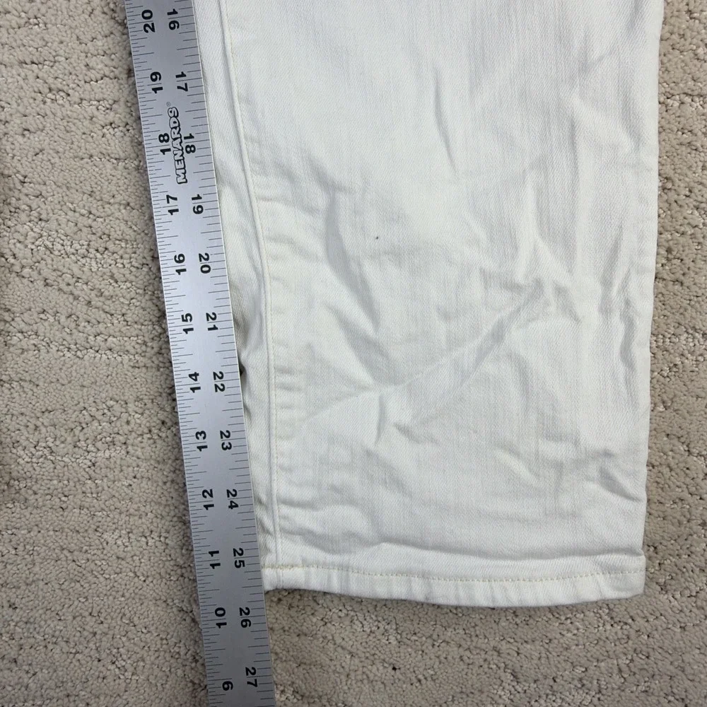 Women's‎ Madewell Size 29 Classic Straight Jean White High Rise